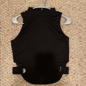 Cute black summer top